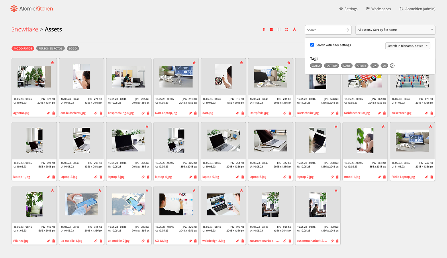 Intuitive digitale Asset-Verwaltung 1